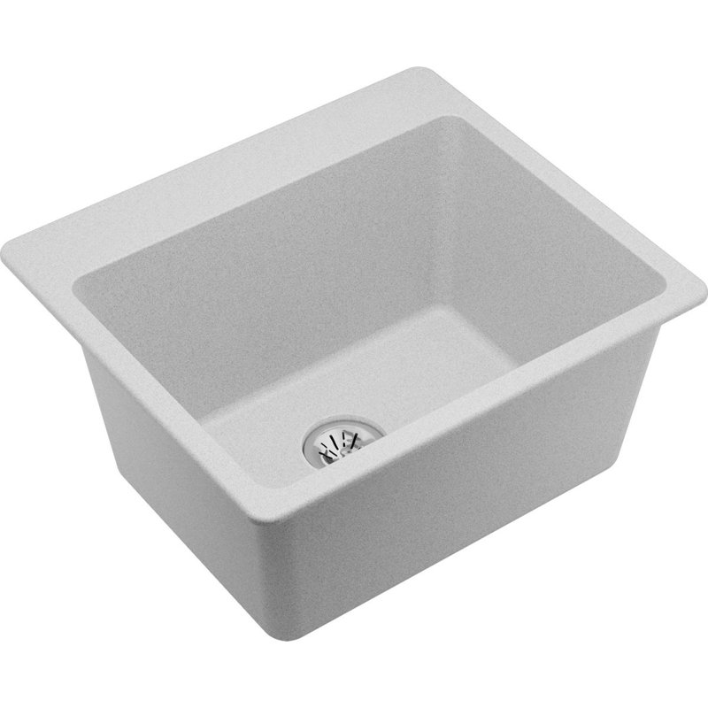Elkay Quartz Classic 25" L x 22" W DropIn Laundry Sink with Perfect